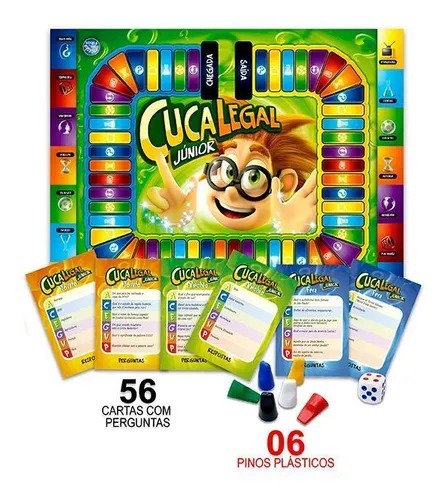 JOGO CUCA LEGAL JUNIOR 336 PERGUNTAS